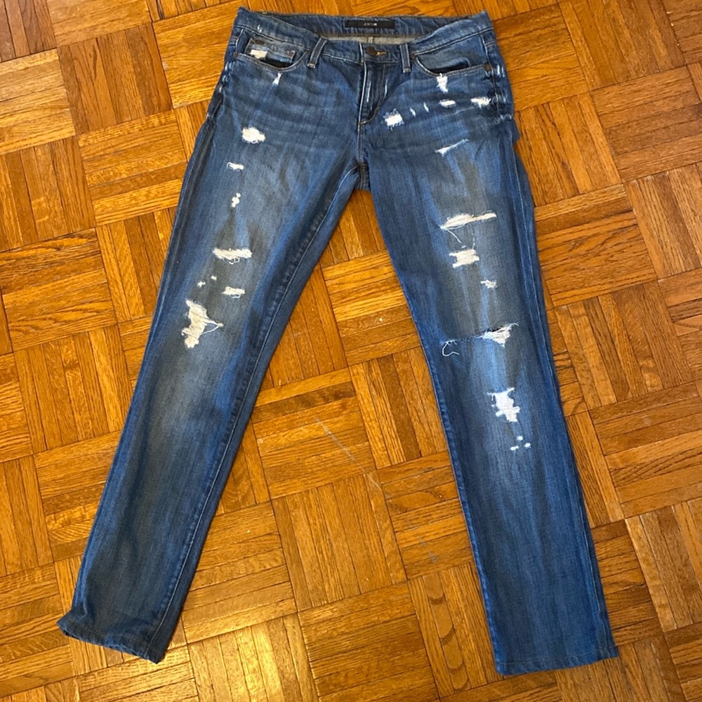 Joe's Jeans Distressed Blue Denim